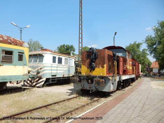 Bahnhistorischer Park Budapest Lokpark Magyar Vasúttörténeti Park Ungarisches Eisenbahnmuseum