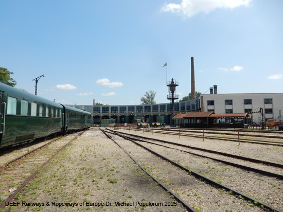 Bahnhistorischer Park Budapest Lokpark Magyar Vasúttörténeti Park Ungarisches Eisenbahnmuseum