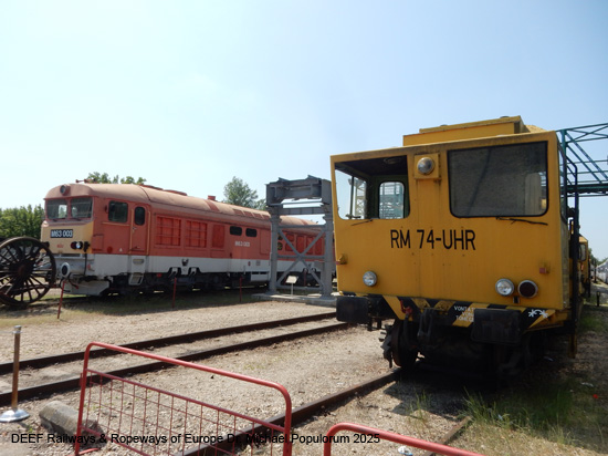 Bahnhistorischer Park Budapest Lokpark Magyar Vasúttörténeti Park Ungarisches Eisenbahnmuseum