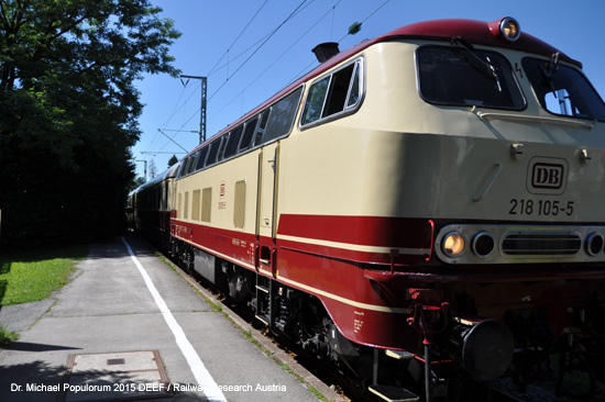 TEE Rheingold Eisenbahnstrecke Traunstein Siegsdorf Ruhpolding Eisenbahn Bayern