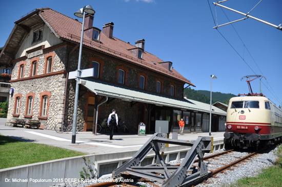 Trans Europ Express Eisenbahnstrecke Traunstein Siegsdorf Ruhpolding Eisenbahn Bayern