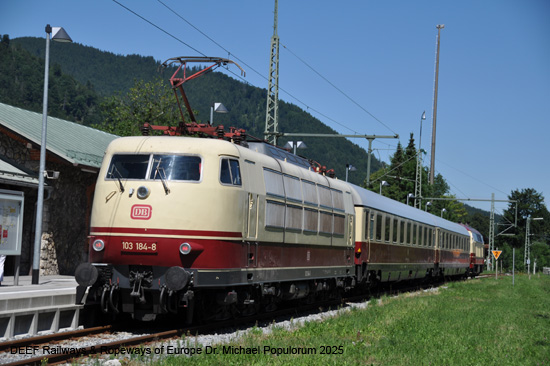 TEE Trans Europ Express Lokomotive BR 103 Eisenbahn Deutschland