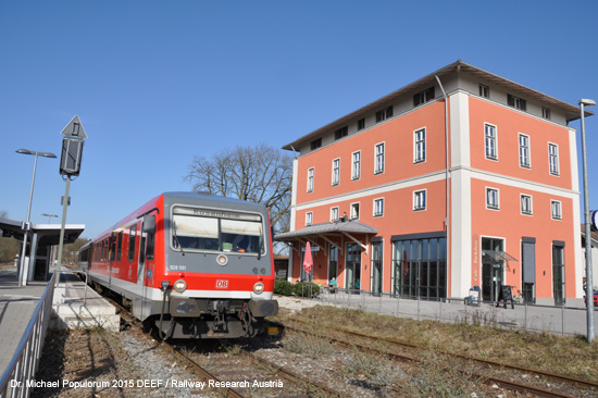 Eisenbahnstrecke Rosenheim Mühldorf Eisenbahn Bayern