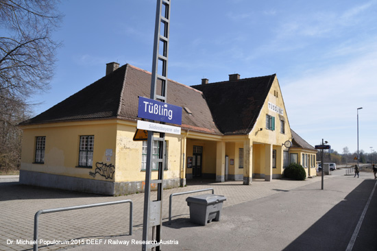 Eisenbahnstrecke Mühldorf Tüßling Altötting Burghausen Bayern