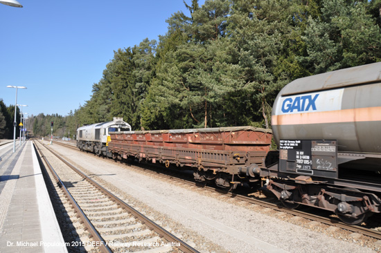 Eisenbahnstrecke Mühldorf Tüßling Altötting Burghausen Bayern