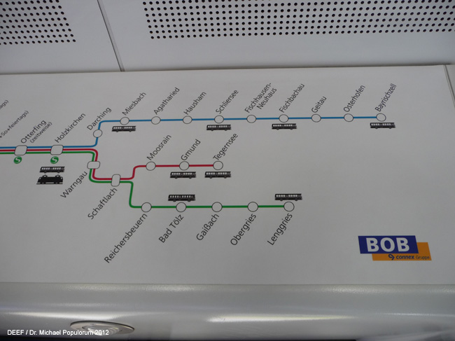 BOB Bayerische Oberlandbahn Holzkirchen Miesbach Schliersee Fischbachau Bayrischzell Eisenbahn Bayern
