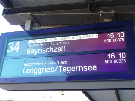 BOB Bayerische Oberlandbahn 
