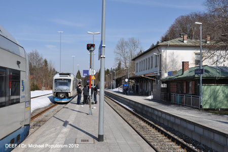 BOB BRB Bayerische Oberlandbahn Holzkirchen Schaftlach Eisenbahn Deutschland Bayern