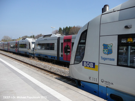 BOB BRB Bayerische Oberlandbahn Schaftlach Bad Tölz Lenggries Eisenbahn