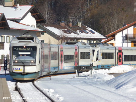 BOB Bayerische Oberlandbahn Transdev Tegernseebahn Schaftlach Gmund Tegernsee Eisenbahn