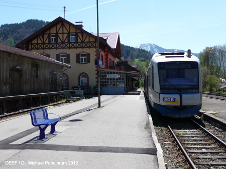 BOB Bayerische Oberlandbahn Transdev Tegernseebahn Schaftlach Gmund Tegernsee Eisenbahn