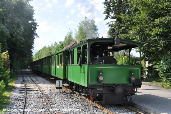 Chiemseebahn Eisenbahn Prien am Chiemsee Stock Hafen Bockerlbahn Bayern