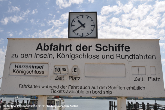 Chiemseebahn Eisenbahn Prien am Chiemsee Stock Hafen Bockerlbahn Bayern