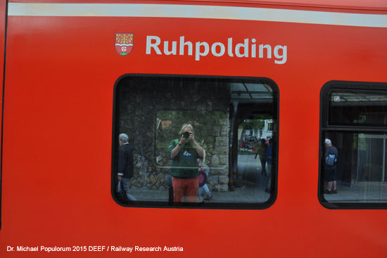 Eisenbahnstrecke Traunstein Siegsdorf Ruhpolding Eisenbahn Bayern