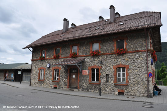 Eisenbahnstrecke Traunstein Siegsdorf Ruhpolding Eisenbahn Bayern