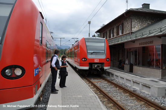 Eisenbahnstrecke Traunstein Siegsdorf Ruhpolding Eisenbahn Bayern