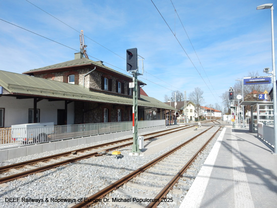 Eisenbahnstrecke Traunstein Siegsdorf Ruhpolding Eisenbahn Bayern