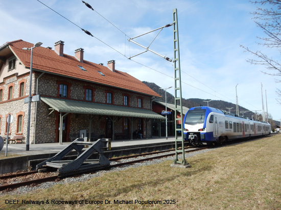 Eisenbahnstrecke Traunstein Siegsdorf Ruhpolding Eisenbahn Bayern