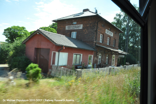 Eisenbahnstrecke Mühldorf Landshut Bayern