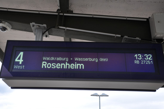 Eisenbahnstrecke Rosenheim Mühldorf Eisenbahn Bayern