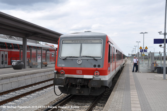 Inntalbahn Eisenbahnstrecke Rosenheim Wasserburg Mühldorf