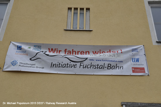 Fuchstalbahn Eisenbahn Schongau Landsberg am Lech Bayern Deutschland