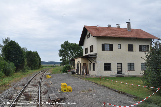 Fuchstalbahn Eisenbahn Schongau Landsberg am Lech Bayern Deutschland