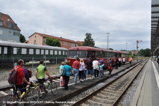 Fuchstalbahn Eisenbahn Schongau Landsberg am Lech Bayern Deutschland