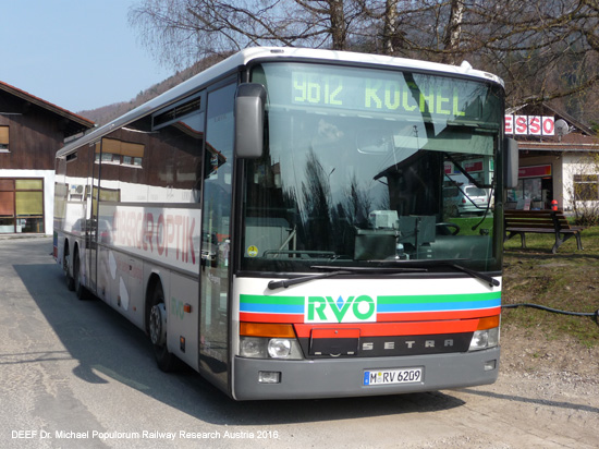 Kochelseebahn Eisenbahnstrecke Bayern Tutzing Penzberg Kochel am See