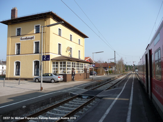 Kochelseebahn Eisenbahnstrecke Bayern Tutzing Penzberg Kochel am See