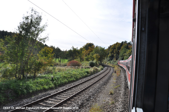 Kochelseebahn Eisenbahnstrecke Bayern Tutzing Penzberg Kochel am See