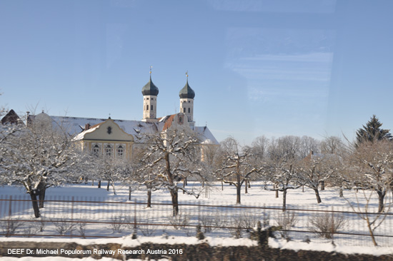 Kochelseebahn Eisenbahnstrecke Bayern Tutzing Penzberg Kochel am See