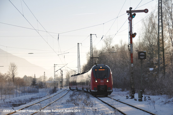 Kochelseebahn Eisenbahnstrecke Bayern Tutzing Penzberg Kochel am See