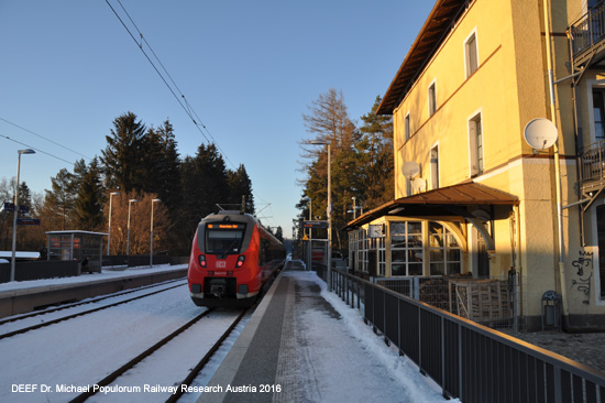 Kochelseebahn Eisenbahnstrecke Bayern Tutzing Penzberg Kochel am See