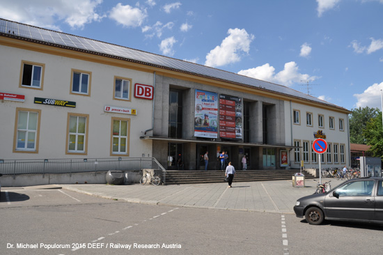 Eisenbahnstrecke Mühldorf Landshut Bayern