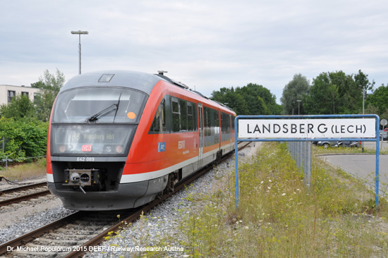 Kneipp Lechfeld Bahn Eisenbahnstrecke Bayern Landsberg am Lech Kaufering Augsburg