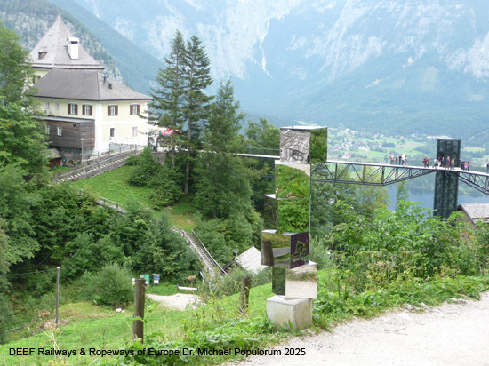 Salzbergbahn Hallstatt Standseilbahn Salzwelten Oberösterreich
