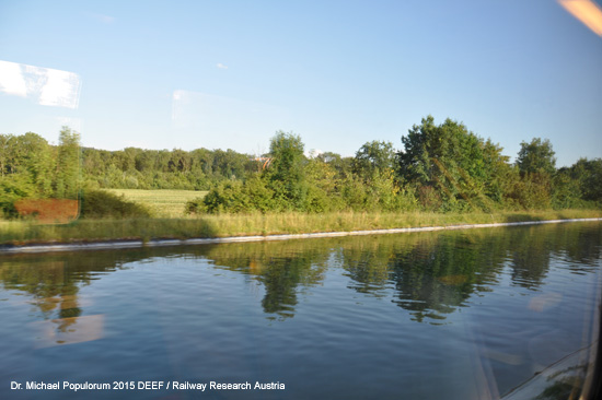 Traun-Alz Bahn Traustein Hörpolding Altenmarkt Garching Eisenbahn Bayern