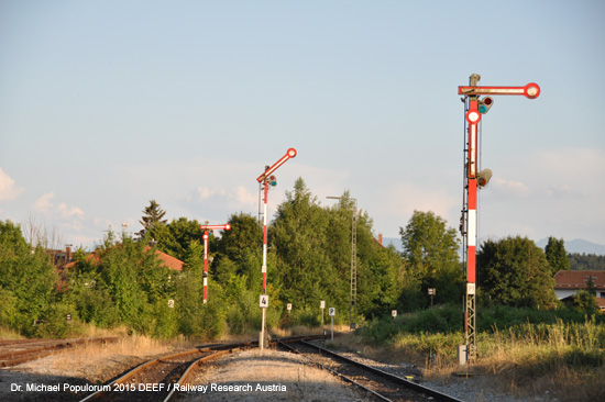 Traun-Alz Bahn Traustein Hörpolding Altenmarkt Garching Eisenbahn Bayern