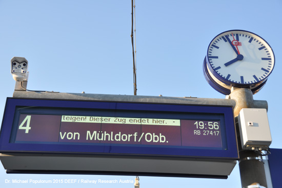 Traun-Alz Bahn Traustein Hörpolding Altenmarkt Garching Eisenbahn Bayern
