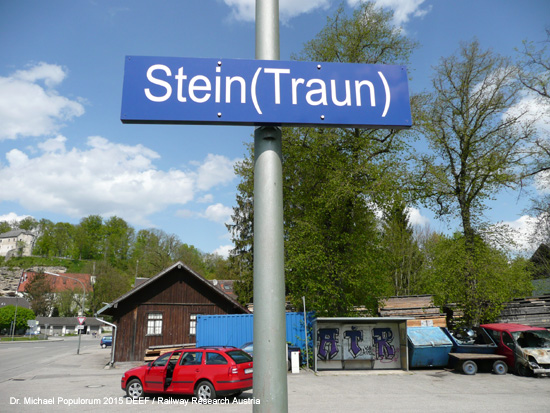 Traun-Alz Bahn Traustein Hörpolding Altenmarkt Garching Eisenbahn Bayern