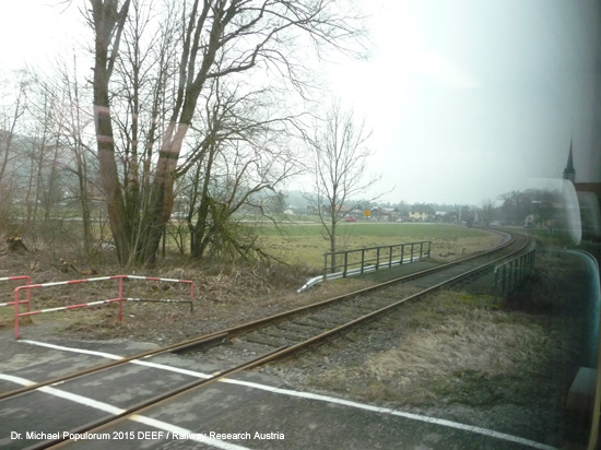 Traun-Alz Bahn Traunstein Hörpolding Traunreut Eisenbahn Bayern Deutschland