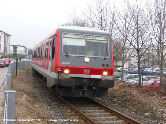 Traun-Alz Bahn Traunstein Hörpolding Traunreut Eisenbahn Bayern Deutschland