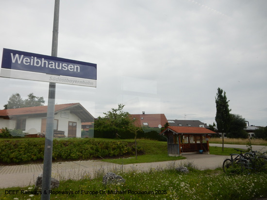Lokalbahn Traunstein Hufschlag Waging am See Eisenbahn Bayern