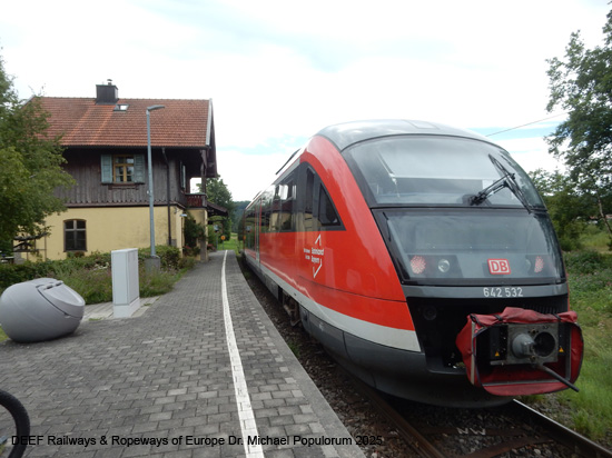 Lokalbahn Traunstein Hufschlag Waging am See Eisenbahn Bayern