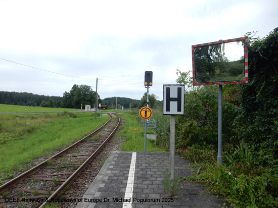 Lokalbahn Traunstein Hufschlag Waging am See Eisenbahn Bayern