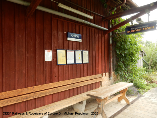 Lokalbahn Traunstein Hufschlag Waging am See Eisenbahn Bayern