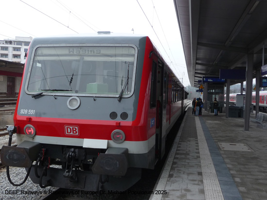 Lokalbahn Traunstein Hufschlag Waging am See Eisenbahn Bayern