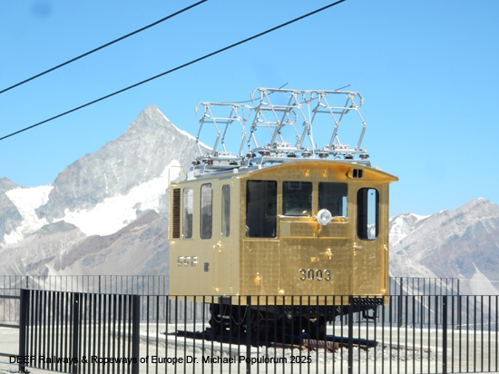 Gornergratbahn Zermatt Gornergrat Eisenbahn Wallis Schweiz Matterhorn