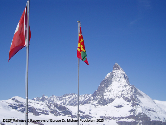 Gornergratbahn Zermatt Gornergrat Eisenbahn Wallis Schweiz Matterhorn